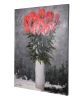 Red Flower Vase Gallery Wrap 12