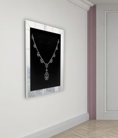 Crystal Shadow Mirror Necklace