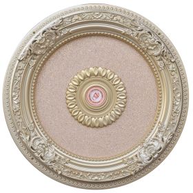 Rose Gold Petite Round Ceiling Medallion 24 Inch Diameter