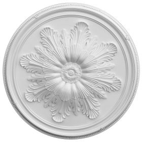 Grand Acanthus Round Ceiling Medallion 65 Inch Diameter