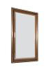 Sterling Mirror with Copper Metal Accent