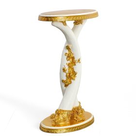 Golden Tusk Accent Table
