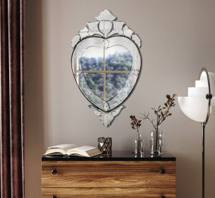 Venetian Heart Mirror
