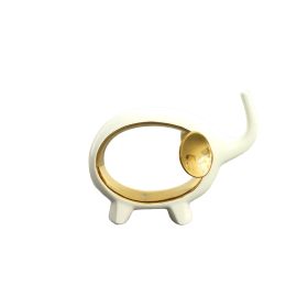 White and Gold Elephant