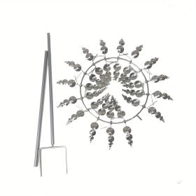 Outdoor Metal Windmill For Yard And Garden Decoration, Dynamic Wind Sculpture, Easy To Install, Beautiful And Durable, Wind Power Rotates Sculpture, C