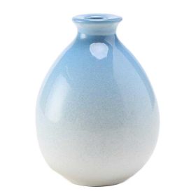 250ml Blue Wine Jug Gradient Colour Ceramic Wine Jar Wine Pot White Wine Ware Flask Flagon