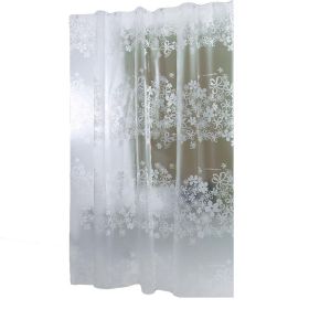 Transparent Shower Curtain Modern Design PEVA Shower Curtain, 180x180 cm