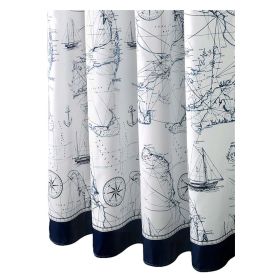 Waterproof Fashion Design Shower Curtain Blue Shower Curtains, 180x180 cm
