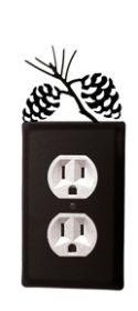 Pinecone - Single Outlet Cover