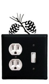 Pinecone - Single Outlet and Switch Cover