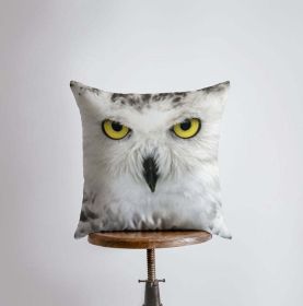 White Owl | Owl Gifts | Bird | Brid Prints | Bird Decor | Accent Pillow Covers | Throw Pillow Covers | Pillow | Room Decor | Bedroom Decor