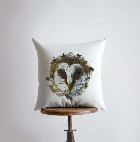 Owl | Owl Gifts | Bird | Brid Prints | Bird Decor | Accent Pillow Covers | Throw Pillow Covers | Pillow | Room Decor | Bedroom Decor