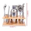 8PCS tainless Steel Cocktail Shaker Mixer Drink Bartender Martini Bar Set Kit