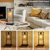 Farmhouse Rattan Table Lamps Set of 2