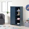 PRACTIACAL SIDE CABINET FOR NAVY BLUE COLOR, WITH 1 DOOR WITH SHELF