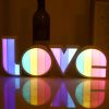 LOVE Letter Led Light For Propose Proposal And Engagement Wedding Party Stage Background Valentine's Day Decor Home Outdoor Lamp