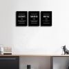 Motivational Wall Art Positive Quote Poster Canvas Painting Execute Success Hustle Inspirational Quotes Wall Art Office Wall Decor Pictures for Home L