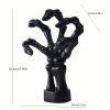 1pc Gothic Ghost Hand Wall Hook; Demon Hand Sculpture Hook; Wall Hanging Hook; Halloween Decoration Props For Living Room; Home Decor