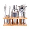 8PCS tainless Steel Cocktail Shaker Mixer Drink Bartender Martini Bar Set Kit