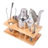 8PCS tainless Steel Cocktail Shaker Mixer Drink Bartender Martini Bar Set Kit