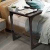 Bamboo Sofa Side Table with Tilting Top