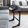 Bamboo Sofa Side Table with Tilting Top