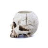 Halloween Ornament 2022,Skull Candle Holder Home Decoration Antique Tears Ornaments Columnar Candle Base Tea Wax Holder
