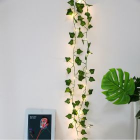 Maple Leaf Rattan Decorative Light String (Option: A)