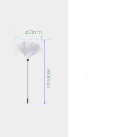 Solar Fiber Optic Reed Light Outdoor Rainproof Lawn Decorative Light (Option: Electricity payment)