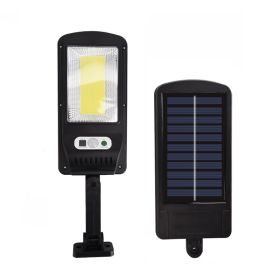 Outdoor Household Solar Street Lights (Option: Black-1grid-1PC)