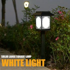 Outdoor Waterproof Solar LED Lights Decorate Garden Passages (Option: White light-1PC)