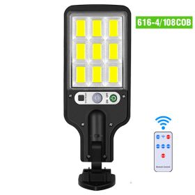 Outdoor Solar LED Wall Lamp (Option: 6164With remote control)
