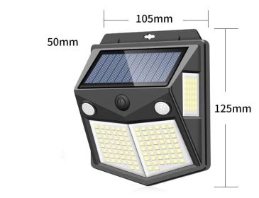 Outdoor Rainproof Garden Villa LED Solar Light Dual Sensor (Option: 160LED)