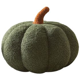 Halloween Pumpkin Throw Pillow Cute Plush and Decorative Ball Pillow (Color: Green, size: 35cm)