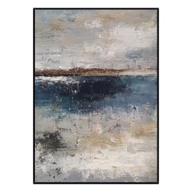 Large Abstract Oil Painting Handmade Home Decoration Office On Canvas Wall Art Original Abstract Textured Art Hand Painted (size: 50X70cm)