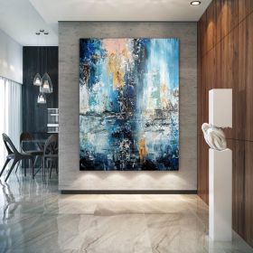 Large Abstract Painting On Canvas Large Painting On Canvas Huge Canvas Painting Canvas Custom Art Oil Paintings (size: 70x140cm)