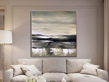 Handpainted Oil Painting On Canvas abstract Oil Painting Abstract Modern painting Canvas Wall Art Living Room Decor wall Picture (size: 90x90cm)