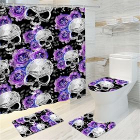 Halloween Shower Curtain Sets Waterproof Bathroom Decor (Color: type6)