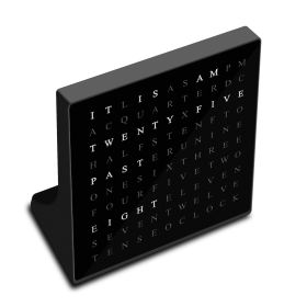 Alphabet Clock (Color: Black)