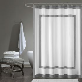 Cotton Shower Curtain (Color: as Pic)