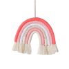 1pc Vibrant Rainbow Macrame Wall Hanging - Stunning Home Decor for Living Room, Bedroom, and More