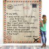 Letter Blanket Soft Flannel Throw Blanket 200*150CM